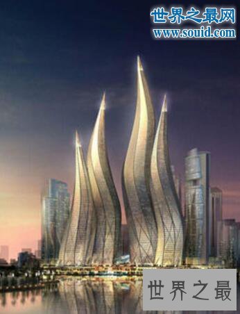 12座最奇特的鬼才建筑，迪拜风中烛火大厦(风起舞动)
