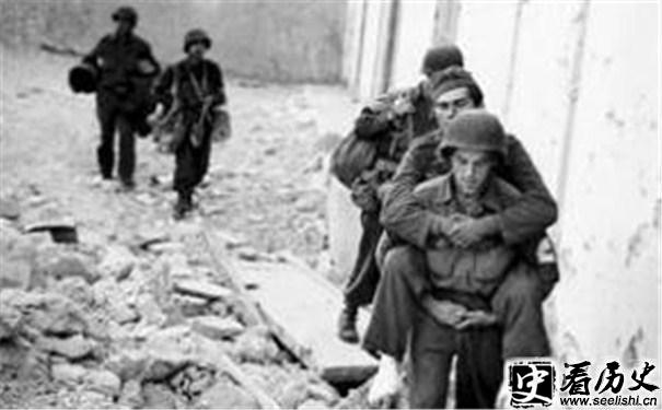 卡西诺战役中被俘的德国伞兵