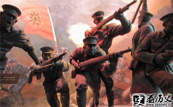 北伐战争油画