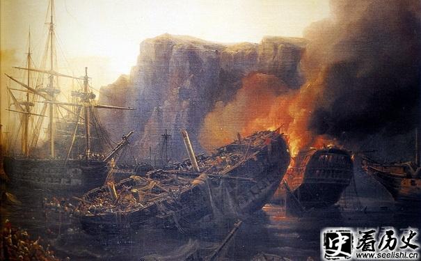 纳瓦里诺海战图片