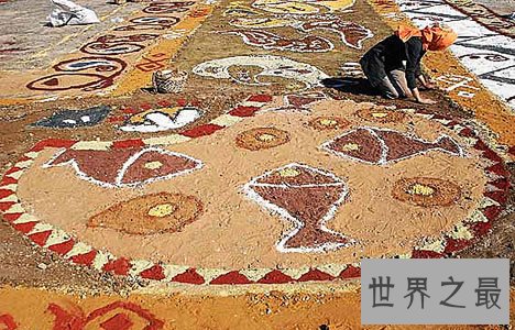 世界上最大的砂地毯
