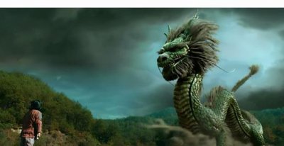 ​06年真龙吃人的照片，传说中的真龙其实是洞螈