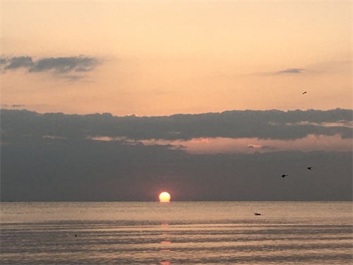 实拍:青海湖黑马河日出,很多人去了可惜没看上